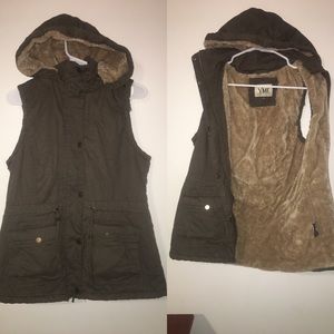 YMI fur vest